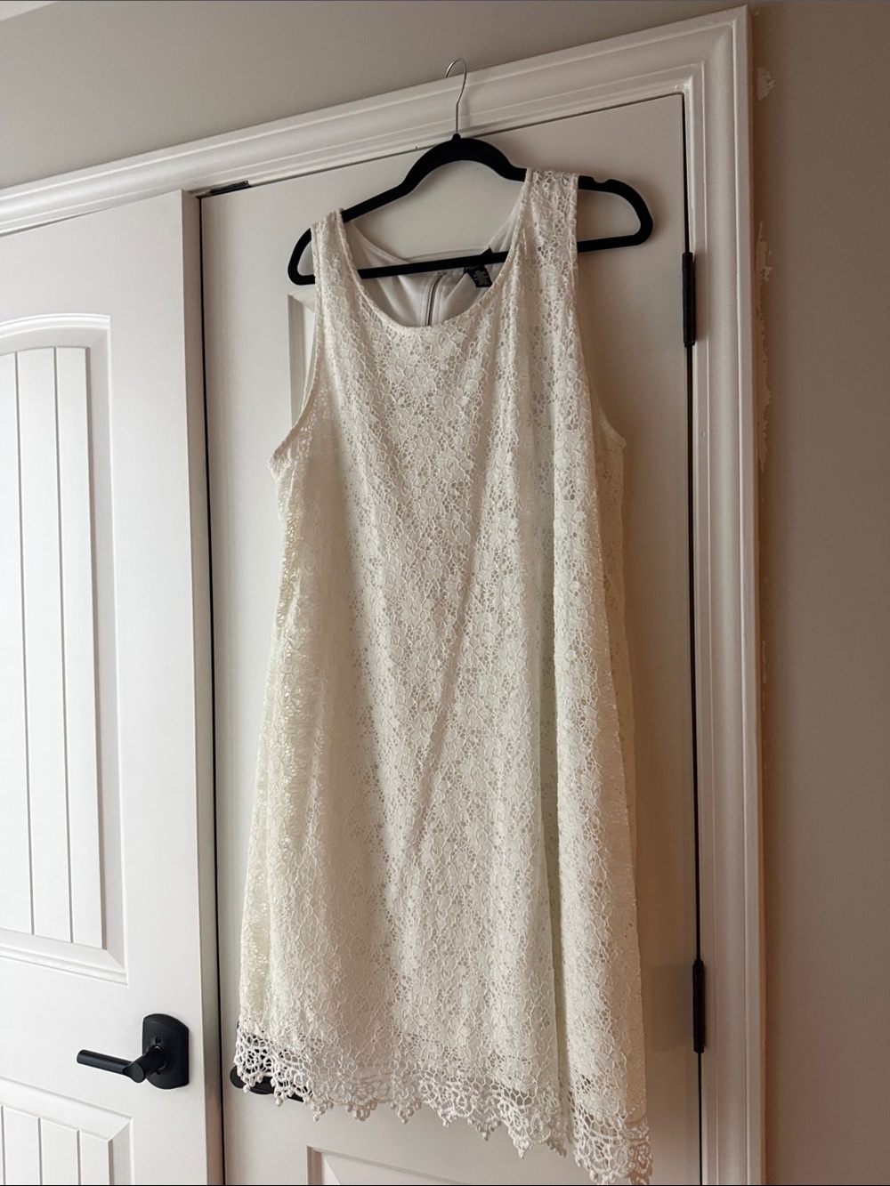 Alfani White Lace Mini Dress